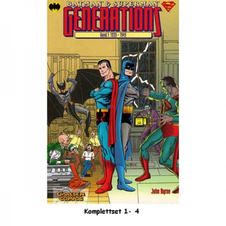 Batman & Superman Generations I Komplettset 1-4