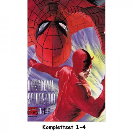 Daredevil / Spider-man Komplettset 1-4 - Marvel Knights