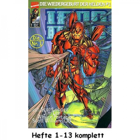Iron Man Panini Komplettset 1-13 - Die Wiedergeburt Der Helden
