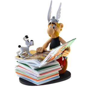Asterix Collectoys Statue Asterix Mit Bcherstapel 2nd Edition