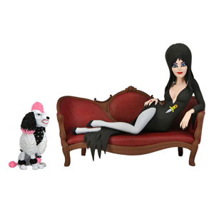 Toony Terrors Actionfiguren - Elvira On Couch